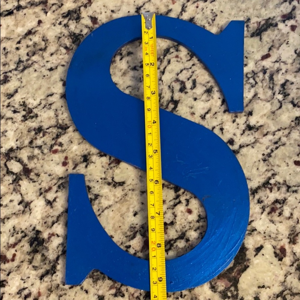 Letter S Decor - Picture 3 of 4